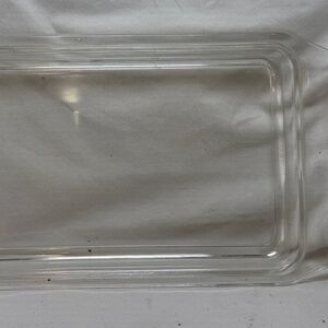 Vintage Pyrex Clear Glass #550C Space Saver Lid Only Rare